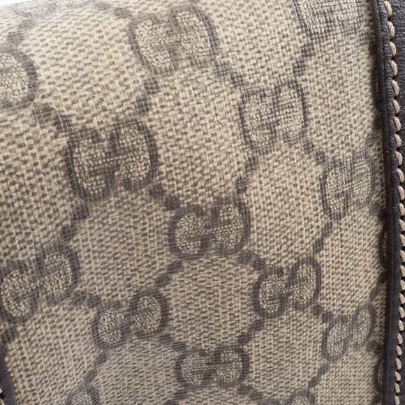 GUCCI Brown Leather Shoulder Bag - Picture 7 of 13